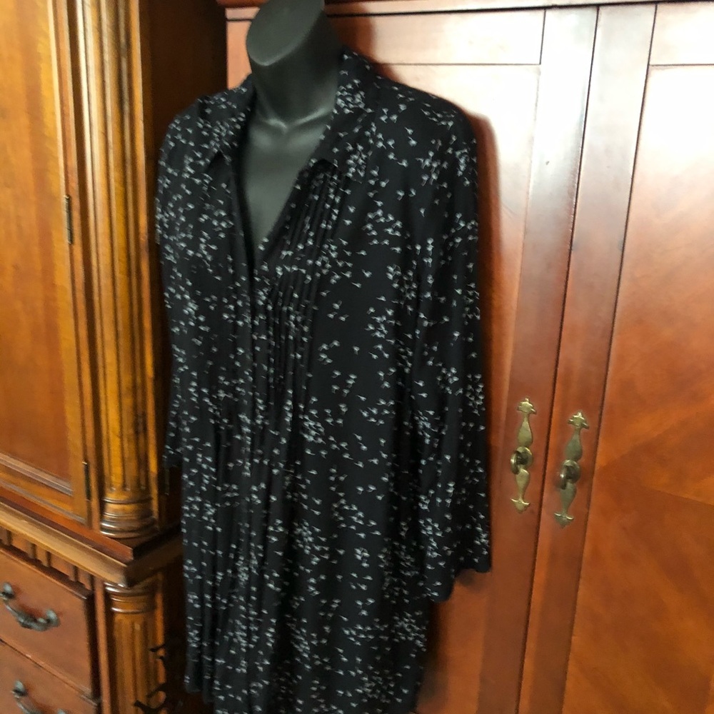 Motherhood Maternity Top size L black print - Picture 3 of 10